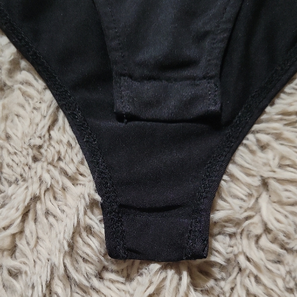 🌞Zara Black Lace Puff Sleeve Bodysuit Size Large - Picture 6 of 9